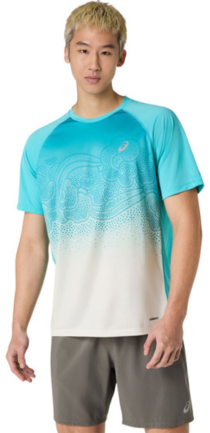 Asics Road Fade SS Top Heren Hardloopshirt