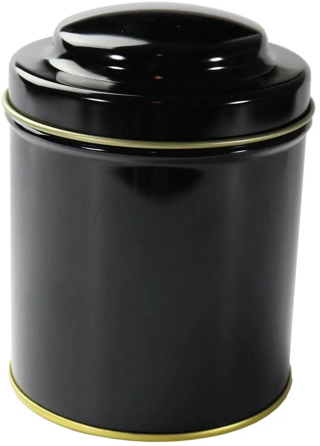 Theeblik Rond Zwart 125 gram