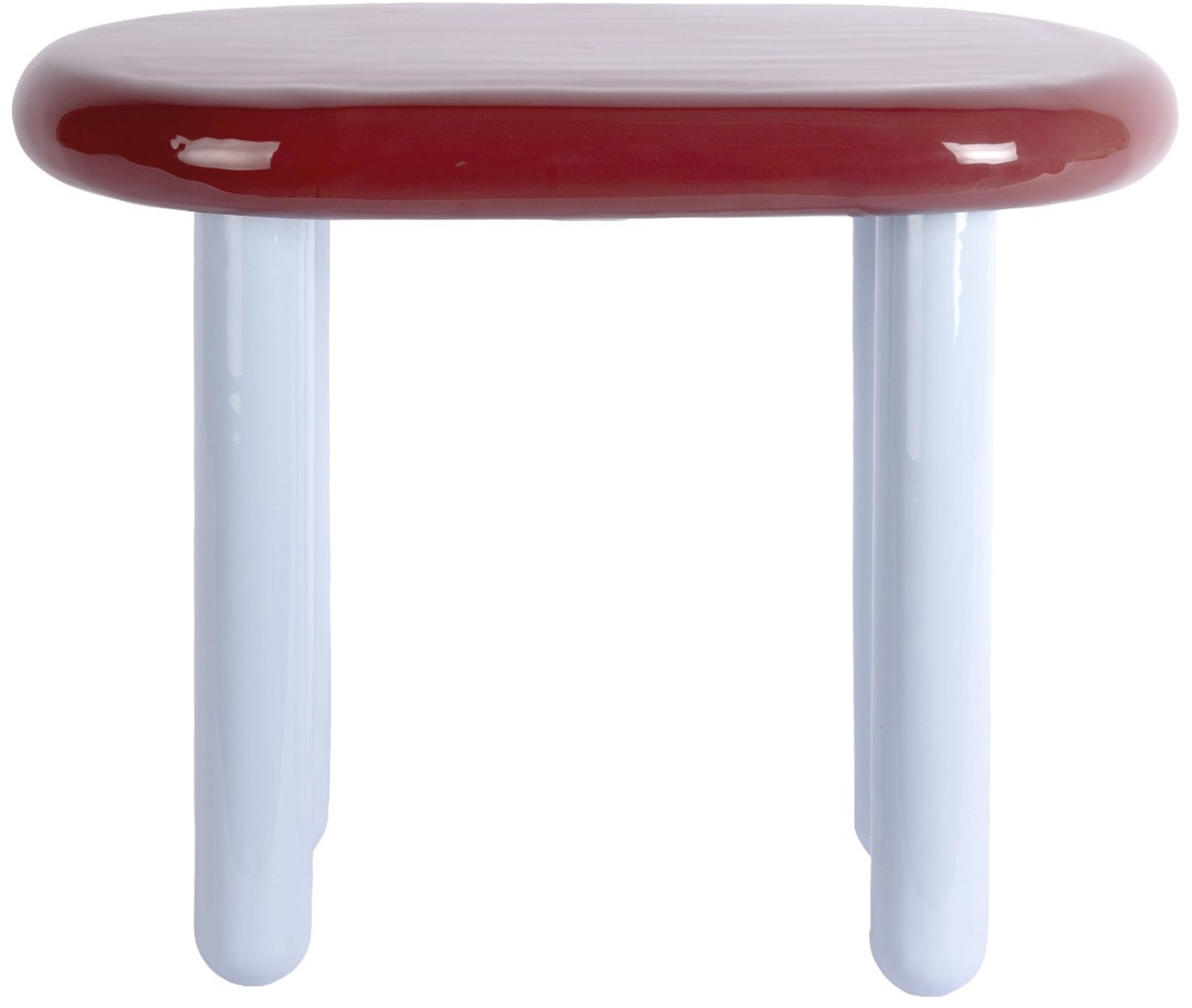 Leitmotiv Bijzettafel Firenze - Bordeauxrood - 52x30x42cm - Scandinavisch