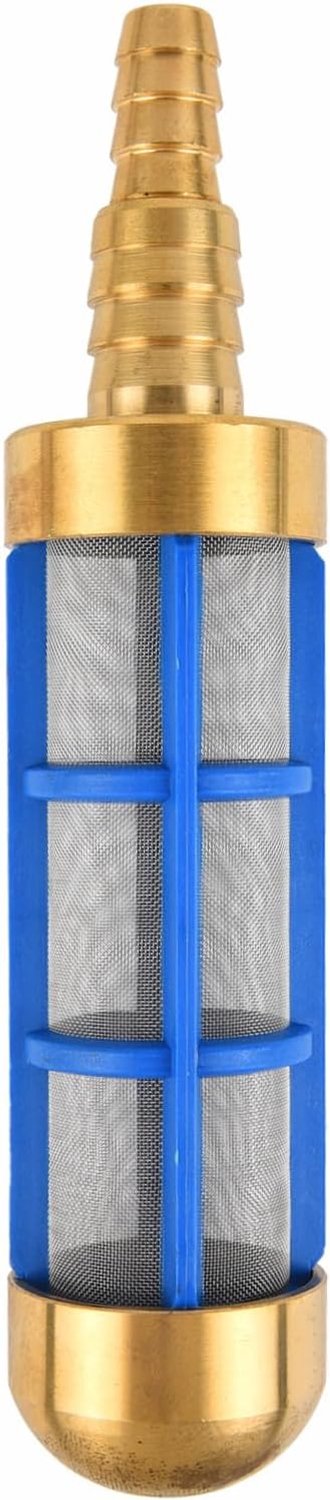 Suction Hose Filter Brass Water Pump Strainer with 3/4" 1/2" Hose Tail Fit for Pressure Cleaner (Pack of 1) - ShopVlot