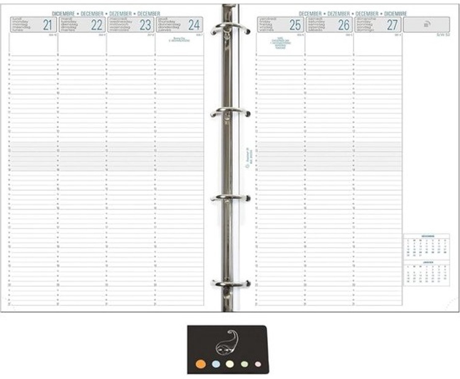 Refill 2026-weekplanner - 1 week per 2 pagina's - Voor Exatime Organizer