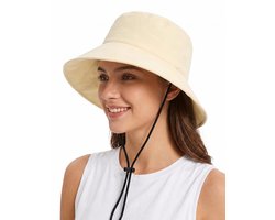 Zylioo L / XL / XXL zonnehoed vissershoed voor groot hoofd, dames en heren, UPF50+ zomerhoed voor strand, outdoor - ShopVlot