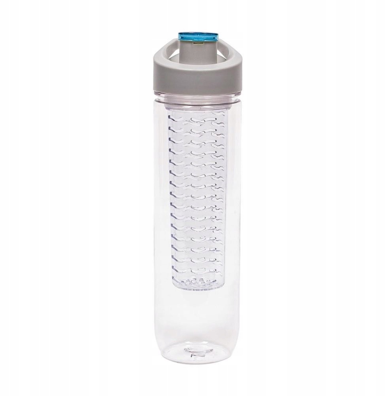 Sportfles 800ml Blauw met Fruit- en IJsinzet, BPA-vrij