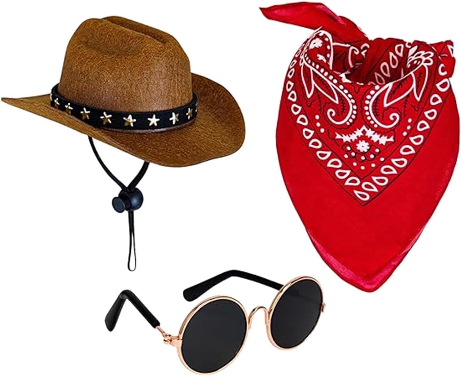 Gans Kleding 3 Stuk Grappige Cowboy Western Decoratieve