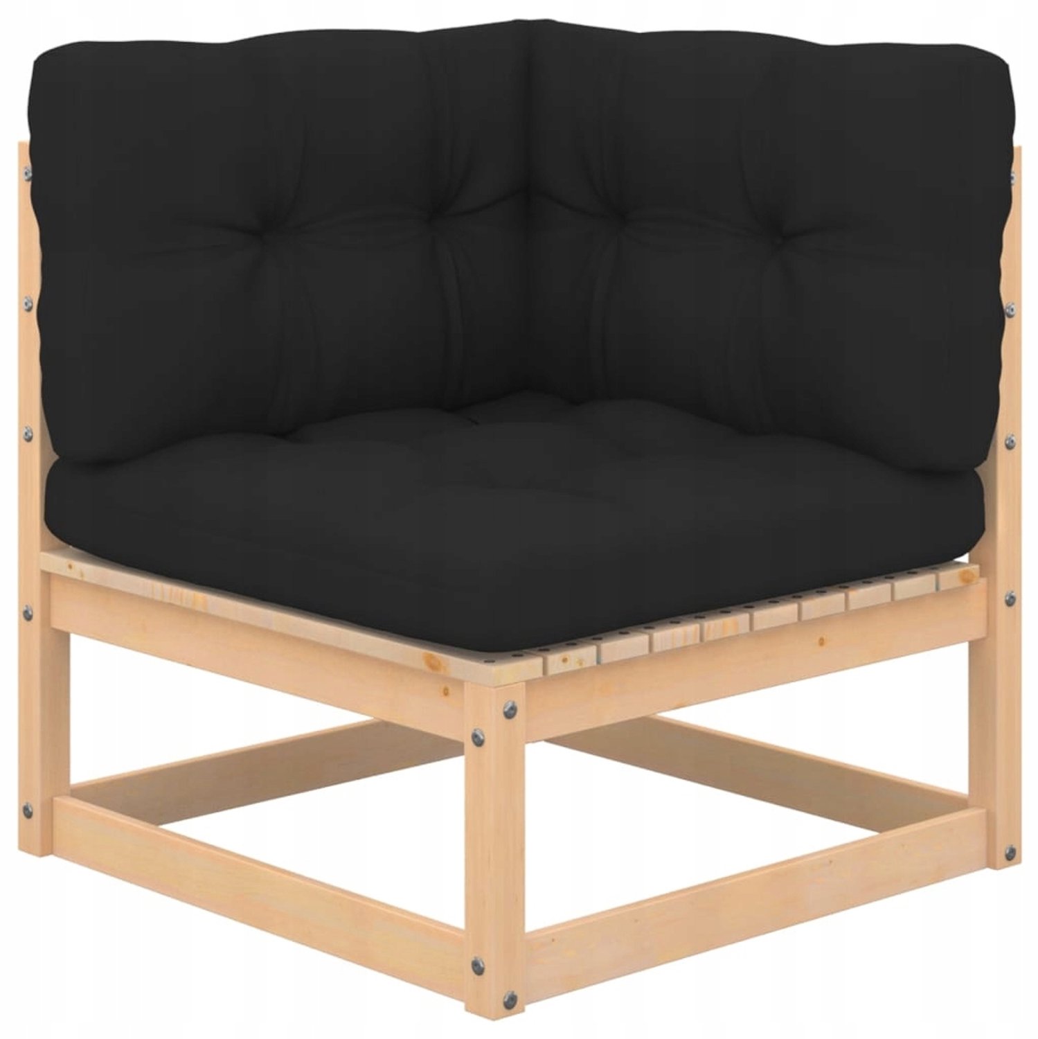 Houten Hoekbank Tuinmeubel voor Balkon, Terras en Tuin