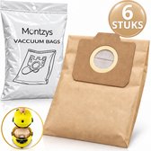 Montzys® Stofzuigerzakken Geschikt voor Kärcher WD3 - 6 Stuks - Papieren Stofzuiger Zakken - Geschikt voor Karcher Nat- en Droogzuiger