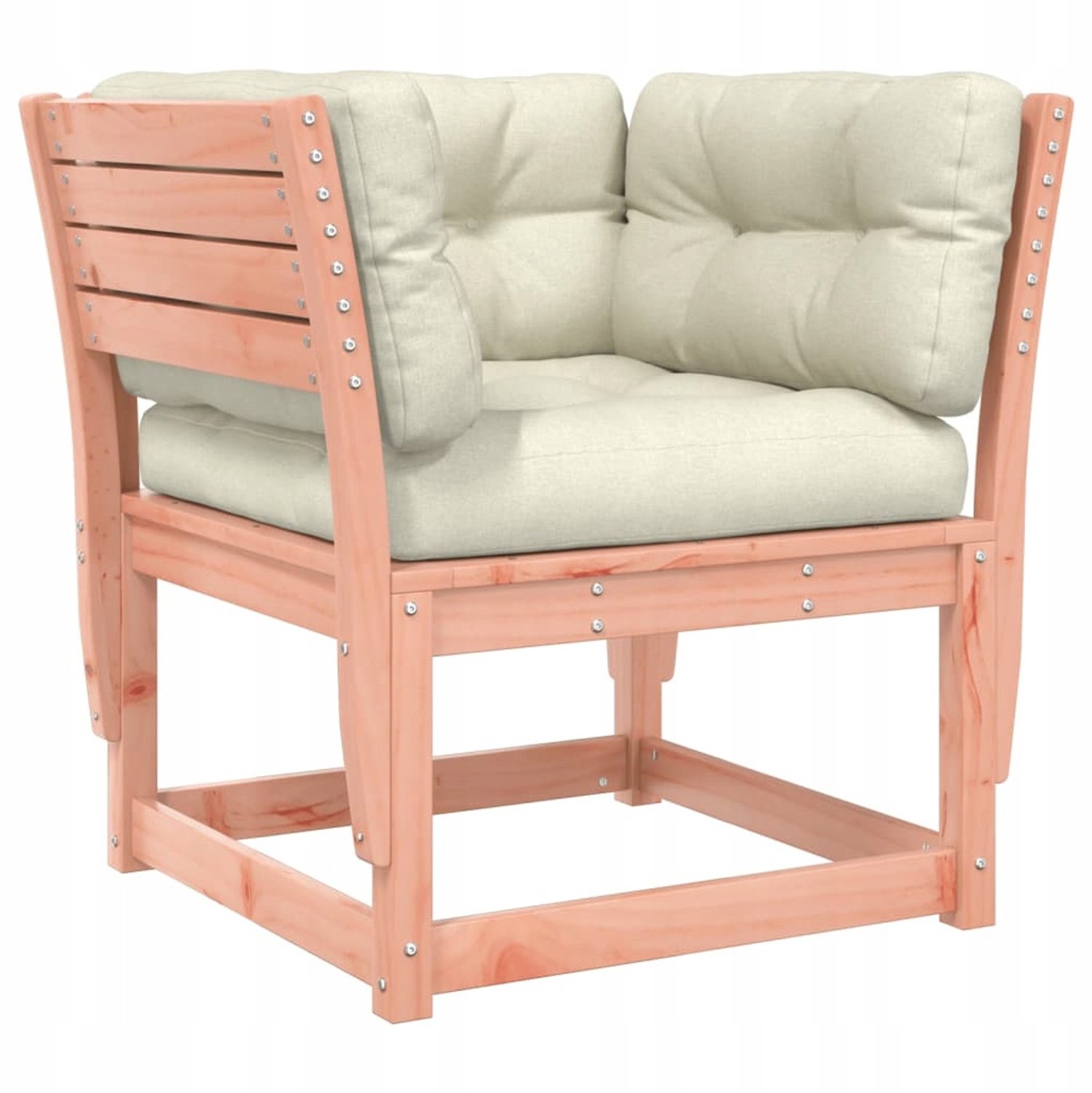 Houten Tuinstoel met Kussens voor Balkon, Terras en Tuin