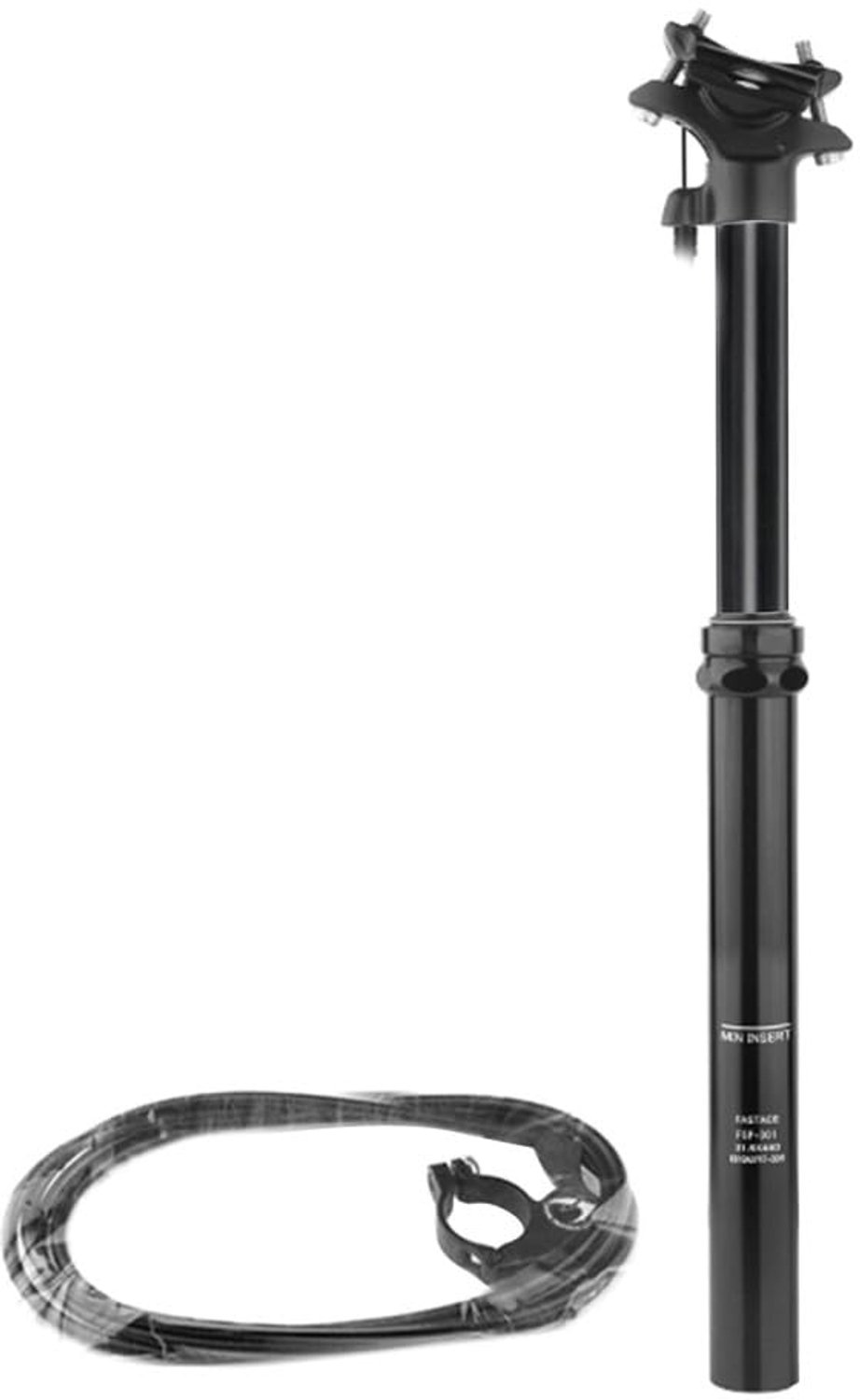 Hydraulische zadelpen, 27,2 x 440 mm Remote Dropper fietszadelstang, in hoogte verstelbare hydraulische zadelbuis voor mountainbike