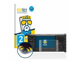 BROTECT - Screenprotector voor Xiegu X6100 HF-Transceiver - Folie Beschermfolie transparant volledig dekking - 2 Stuks