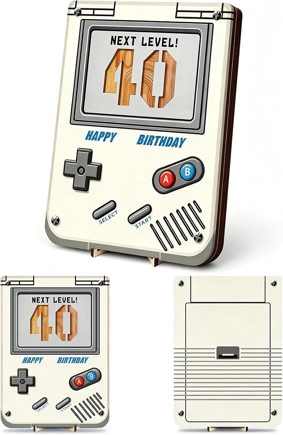 Geldgeschenkverpakking voor 40e verjaardag voor vrouwen en mannen - Retro videogames cadeau voor gamers - ShopVlot