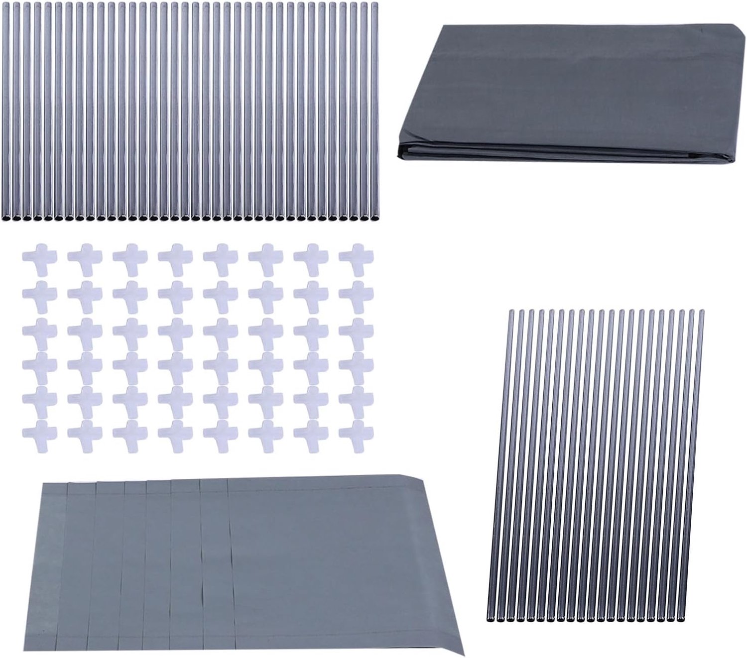 Annadue Grote Capaciteit Draagbare Kledingkast met Nonwoven Hoes voor Thuis