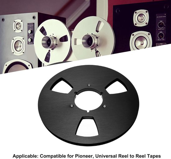 Lege Winding Spool van 10.5 Inch, RVS Schroeven, Tape Reel voor Creatieve Projecten en DIY Gebruik — afbeelding 5