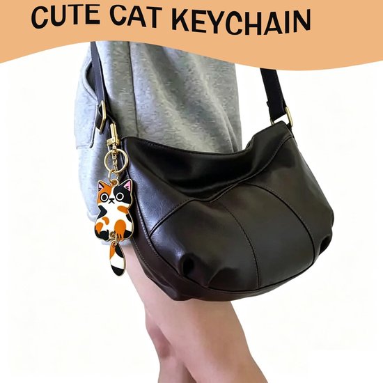7 stuks kattensleutelhangers, schattige kattensleutelhanger, cadeau voor kattenliefhebbers, verjaardagscadeau, cadeautje — afbeelding 5