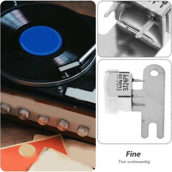 4 Stuks Kopaccessoires Magnetische Kop Vervangende Stereokop Stereo Cassetterecorderonderdeel Vervangend Audio-Recordercomponent Cassetterecorder Magnetische Kop — afbeelding 5