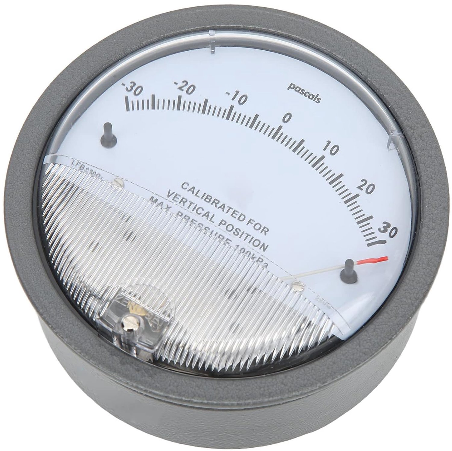 Differentiële Manometer Corrosiebestendig Aluminium voor Clean Room HVAC-filterdetectie met Wijzervacuüm