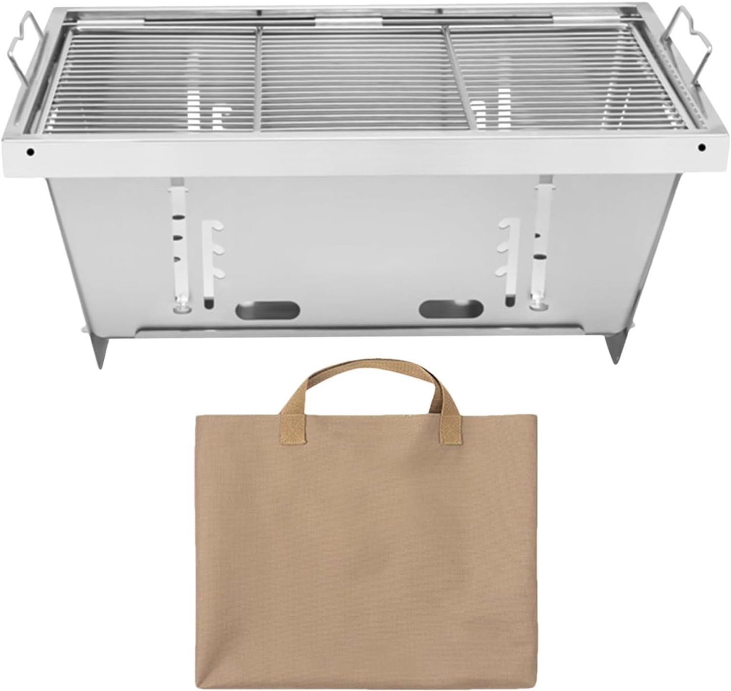 Draagbare Camping Grill Compacte Grill Op Houtskool