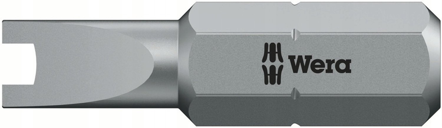 Merkloos Bit voor Spanner Schroeven, 1/4" 6x25mm