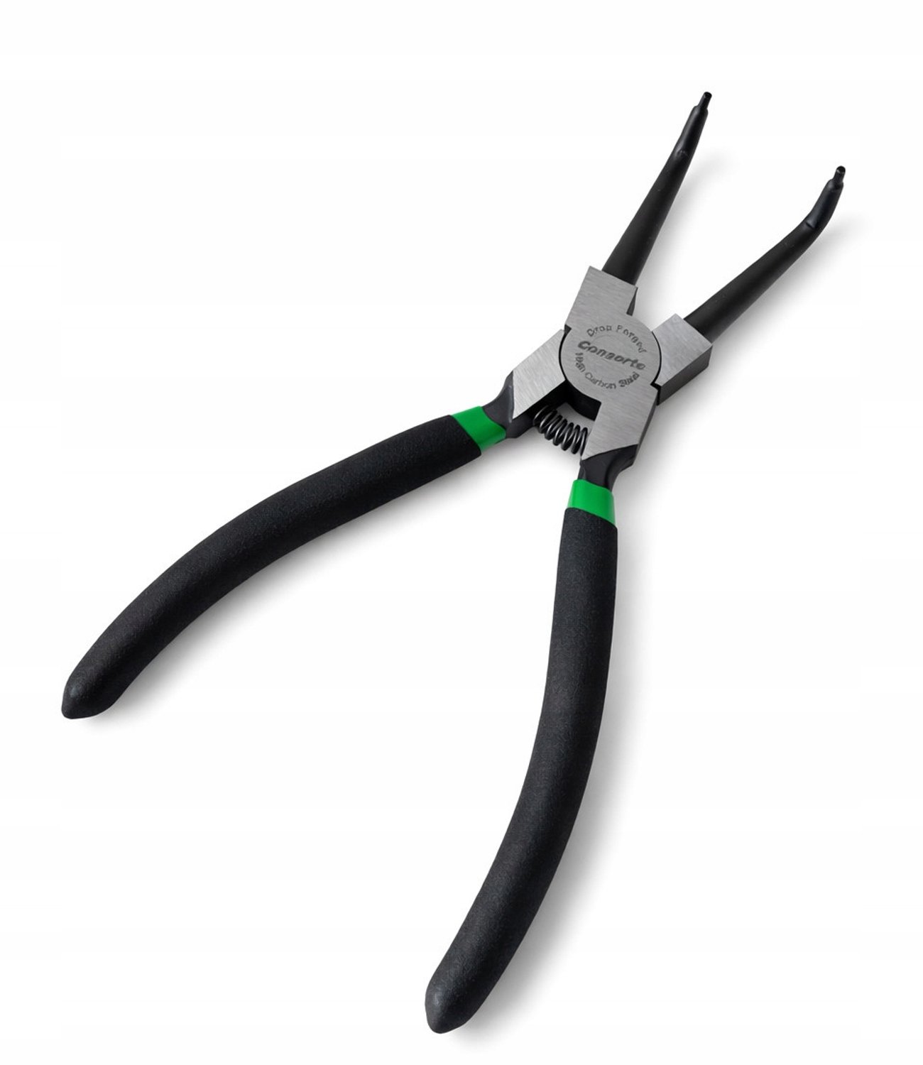 Gebogen Interne Borgringtang 180mm CrV - 1 Stuk