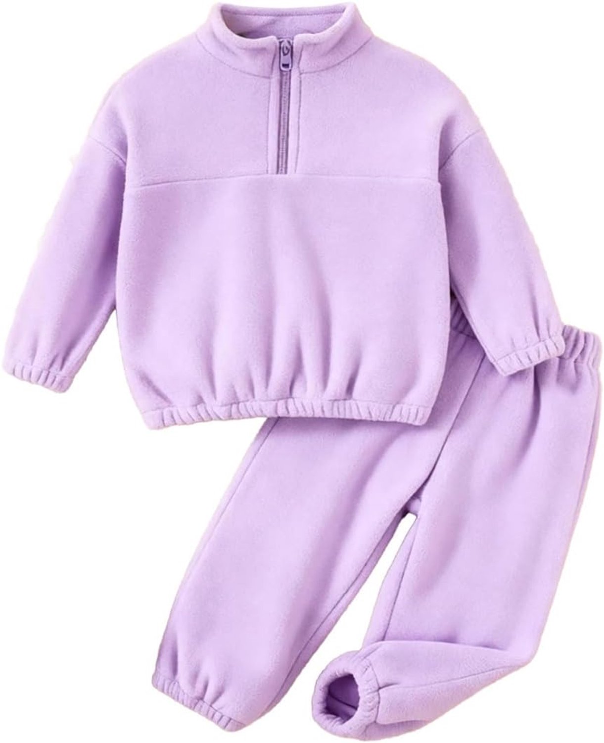 Fleece set voor kleine kinderen, meisjes, jongens, winter, halve