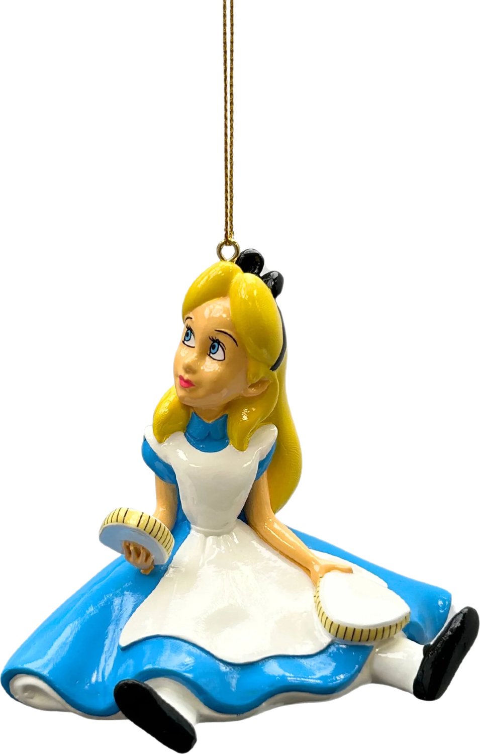 Disney - Resin 3D Alice zittend 9 cm ornament