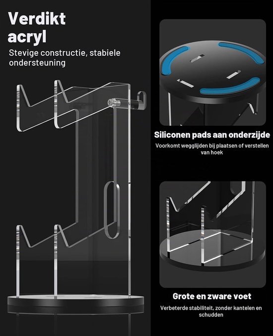 Universele Stand voor Gamepad en Hoofdtelefoon, 2-in-1 Game Accessoire voor Gamer van universele — afbeelding 2