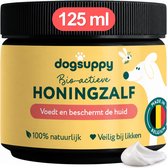 125 ml - Honingzalf voor Honden & Katten - 100% Natuurlijk - Vrij van Vaseline & Paraffine - Met Biologische Honing & Plantaardige Oliën - Natuurlijke Verzorging bij Ruwe of Schrale plekjes & Gevoelige Huidzones - Wondzalf - Veilig bij Likken