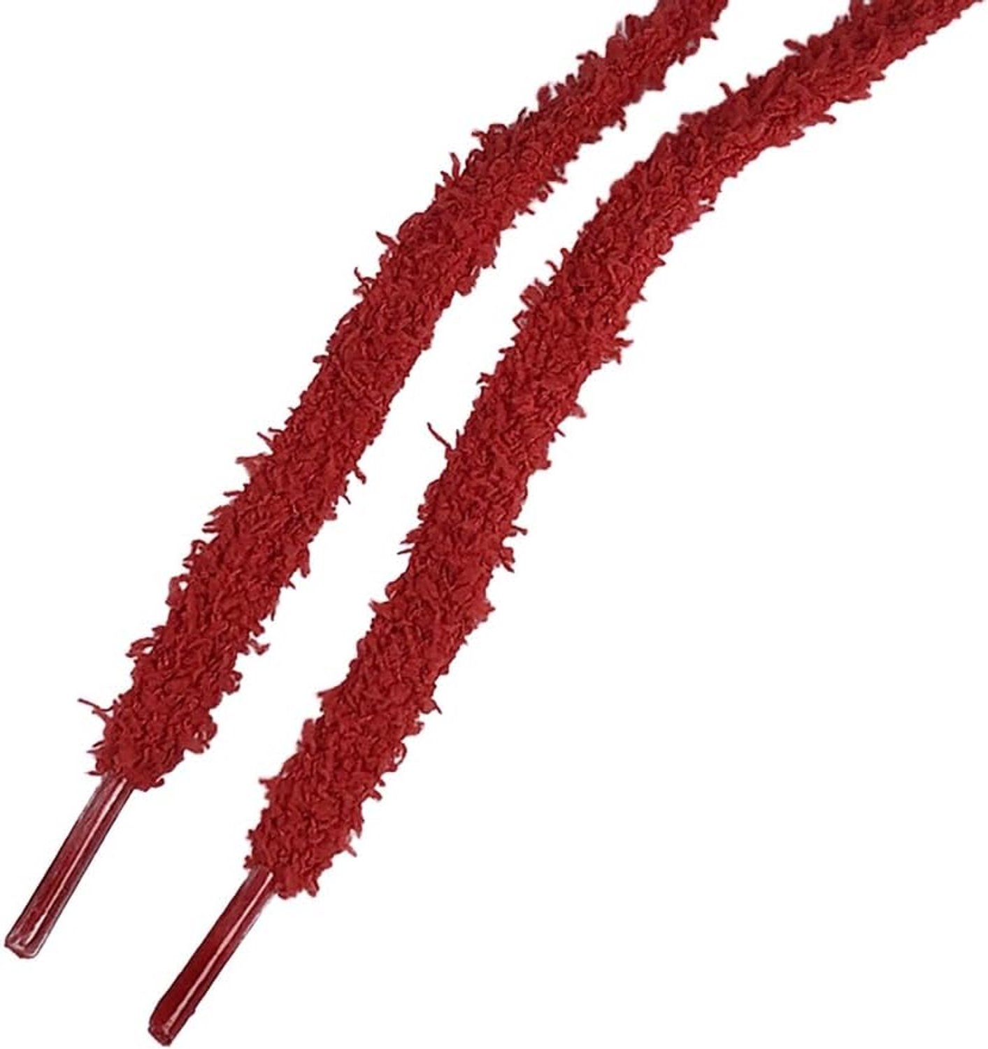 2 paar platte pluche veters, 8 mm brede platte sneakers schoenveters, vervangende veters, snelsluitsysteem, veters voor gymschoenen, hardloopschoenen, platte schoenen, rood, 140 cm