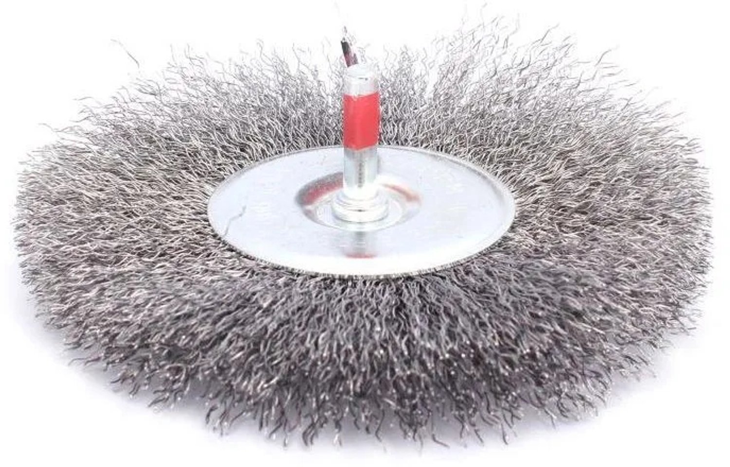 Metaalborstel met schacht 125mm - Reinigen, Ontbramen, Verwijderen Roest