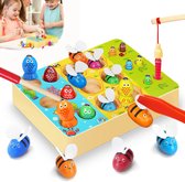 3-in-1 Montessori Speelgoed vanaf 2 jaar - Magnetisch Visspel, Educatief Sensorisch Speelgoed voor Peuters, Cadeau voor Jongens en Meisjes
