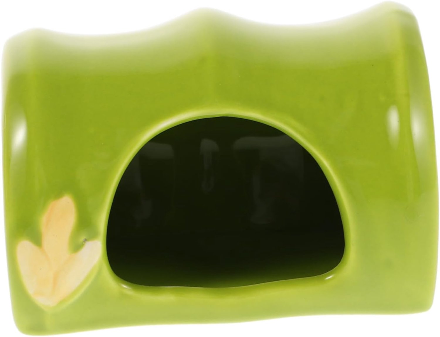 Happyyami Keramische Schuilplaats Voor Hamsters: Bamboe Muizenhuis, Decoratie Voor in Huis, Koel Bed Voor Ratten, Kleine Huisdieren, Zomeraccessoires