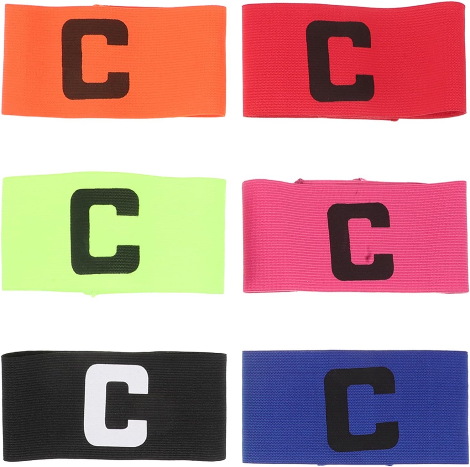 Happyyami 6stuks Sport Armband Voor Voetbal Basketbal Met Verstelbare Elastische Band Ademend Materiaal Voor Optimaal Comfort Snelle Toepassing Tijdens Sportwedstrijden
