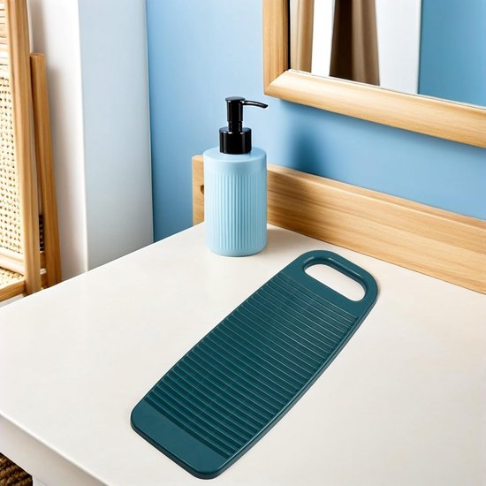 2 Stuks Plastic Wasbord met Anti-slip Stevig Draagbaar Handwasbord voor Kleding Schoenen voor Thuisgebruik Reizen Outdoor Wassen — afbeelding 3