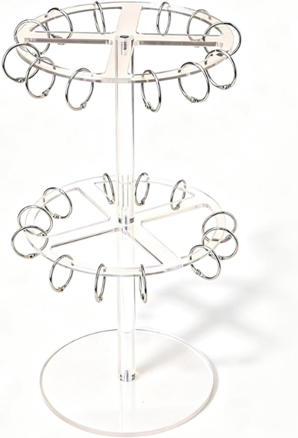 Annadue 2 Tier Claw Clip Organizer Rack (Storage Style 1)