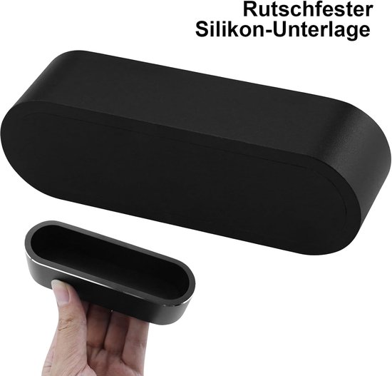 1 stuks zwarte aluminiumlegering, visitekaartjeshouder, zakelijke visitekaartjesstandaard met kaarthouder, kaarthouder voor kantoor, bureau, kantoorbenodigdheden — afbeelding 5