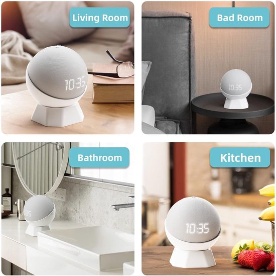 lyrlody Siliconen Smart Speaker Standaard, Krasbestendig Antislip Voet — afbeelding 4