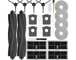 Dreame L40 Ultra | X40 Ultra Complete Hoofdborstels*2-Stofzakken*4-Filters*4-dweilpads*4-Zijborstels*4-Langwerpige schoonmaakborstel*1--Kleine schroevendraaier*1-Vierkante schoonmaakborstel*1