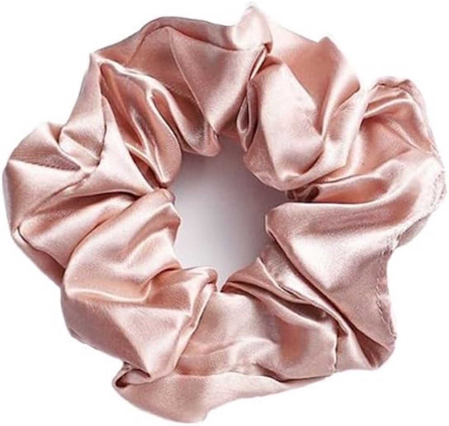Zijde Scrunchies Set van 3 voor Vrouwen, Satijnen Haarringen, Ponytail Houder en Haaraccessoires in Roze, Perfect voor Alle Haartypes