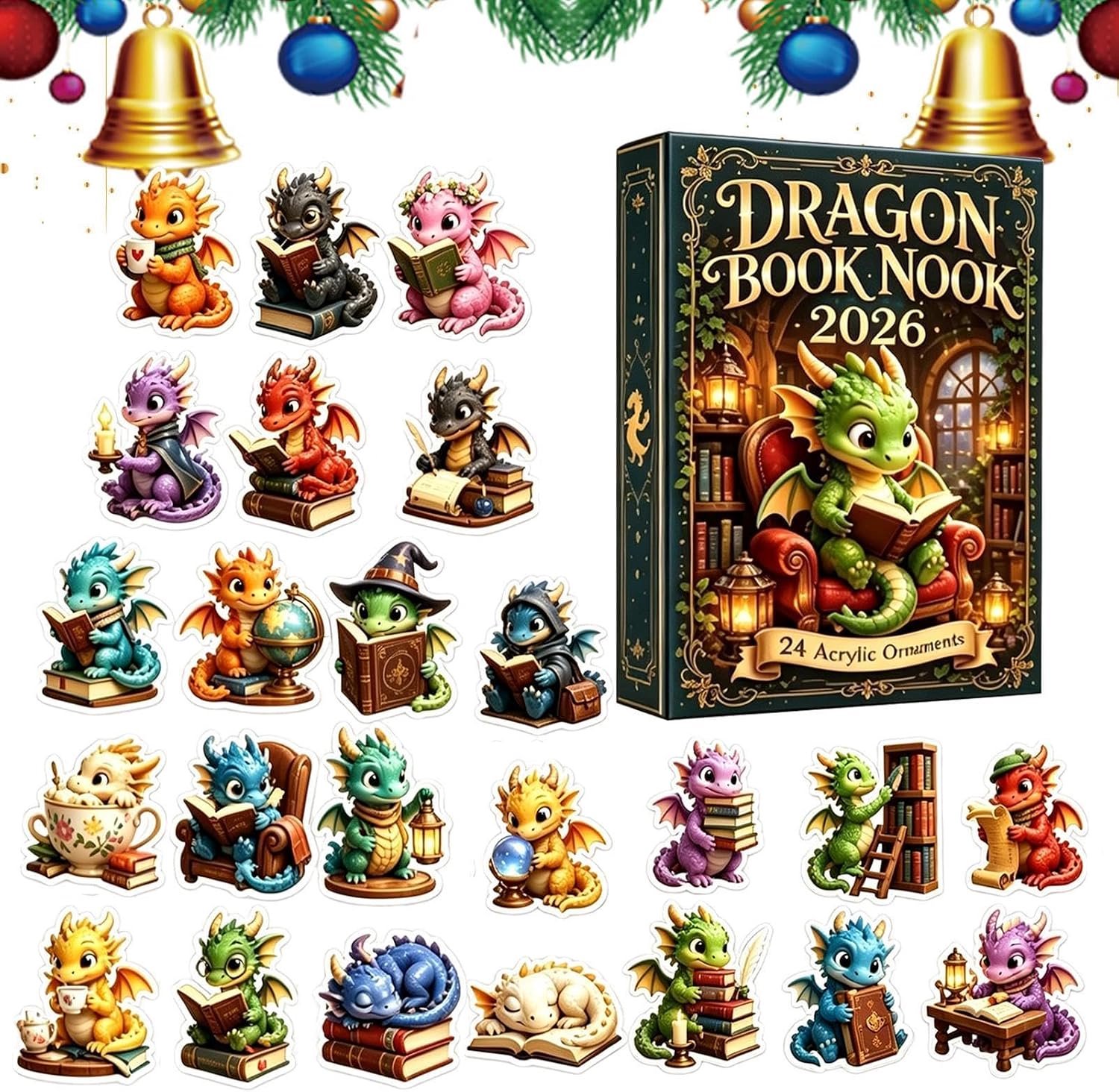 Adventskalender Kerstmis draak 2026 adventskalender 24 dagen draak thema