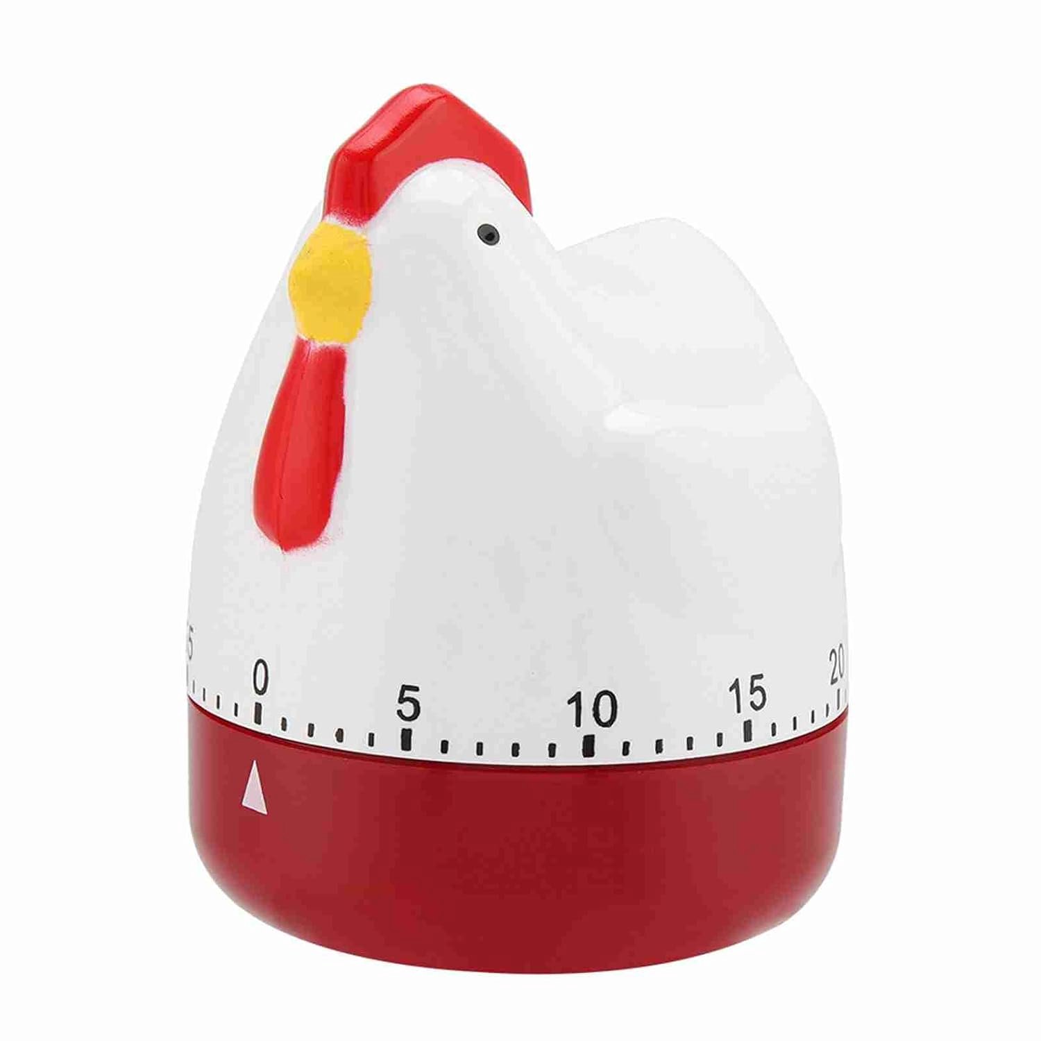 Kookwekker Keuken Kip Timer, ABS Mechanische Kookwekker Herinnering, Geen Batterijen, Mooi Hen Ontwerp voor Home Decor met 60 Minuten Instelling