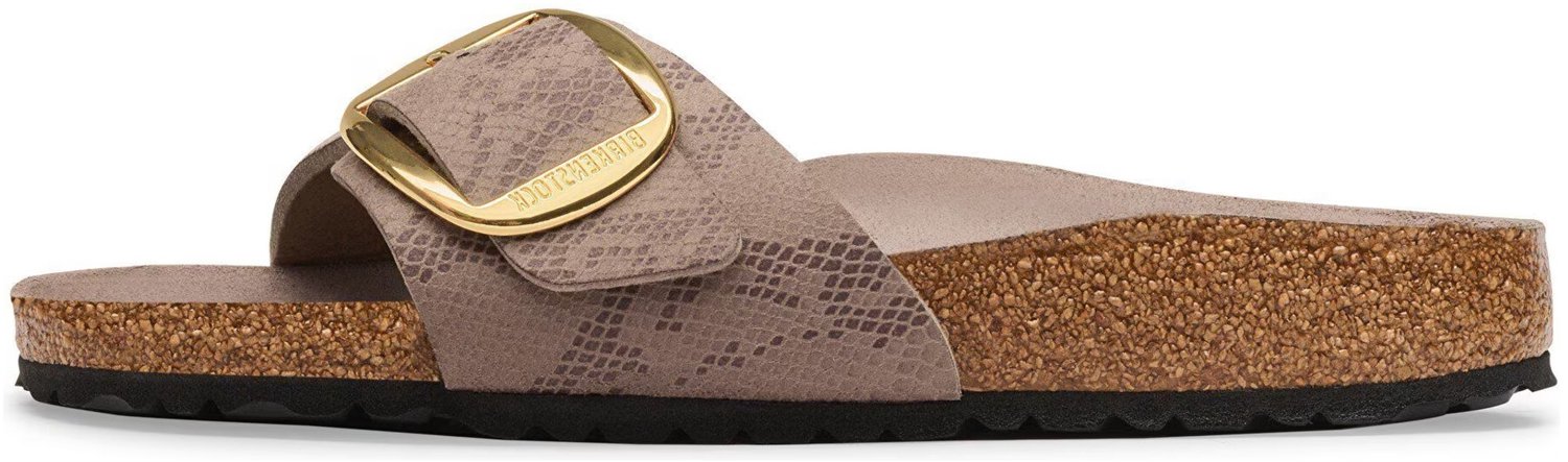 Birkenstock Madrid Bb-Sandalen Van Synthetisch Materiaal Fashion Wear Volwassen Grijs