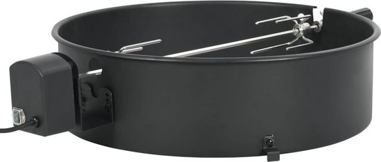vidaXL BBQ rotisserie ring 57 cm zwart | bol.com