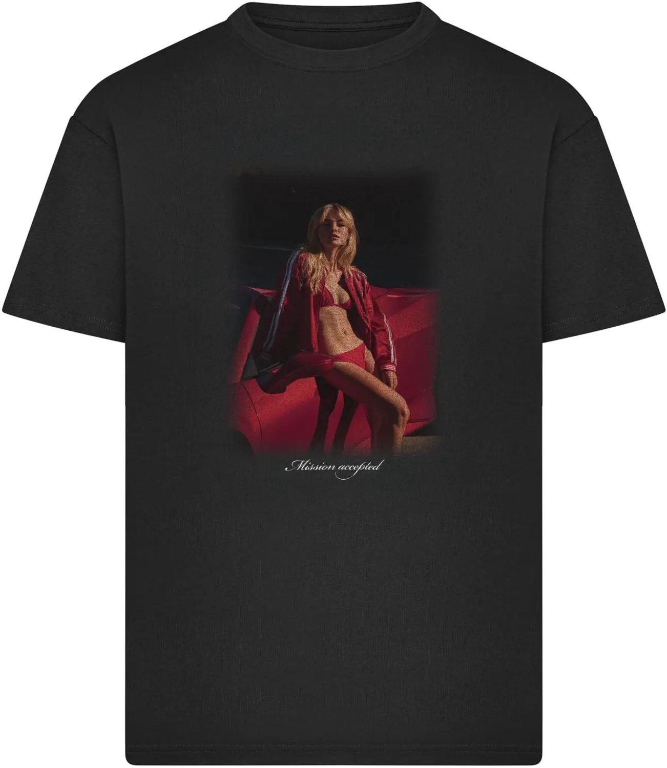Oversized T-shirt Mister Tee Race Mode Zwart