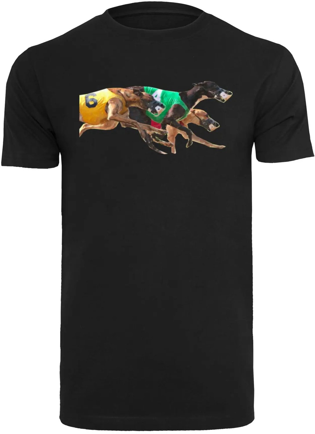 T-shirt Mister Tee Dog Sprint Zwart