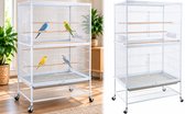 Volière Sumba Wit – volière voor buiten & binnen – volière aluminium – 79x52x134 cm – Flamingo volière