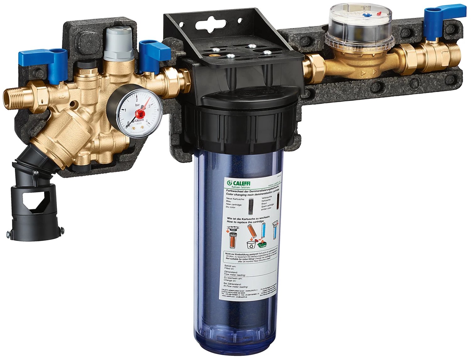 Caleffi FüllKombi BA Plus 1/2", bijvul- en behandelingssysteem 0,75 l, 580022