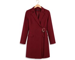 Ydence Dress Carmel Dames - Jurk - Bordeaux - Maat XS