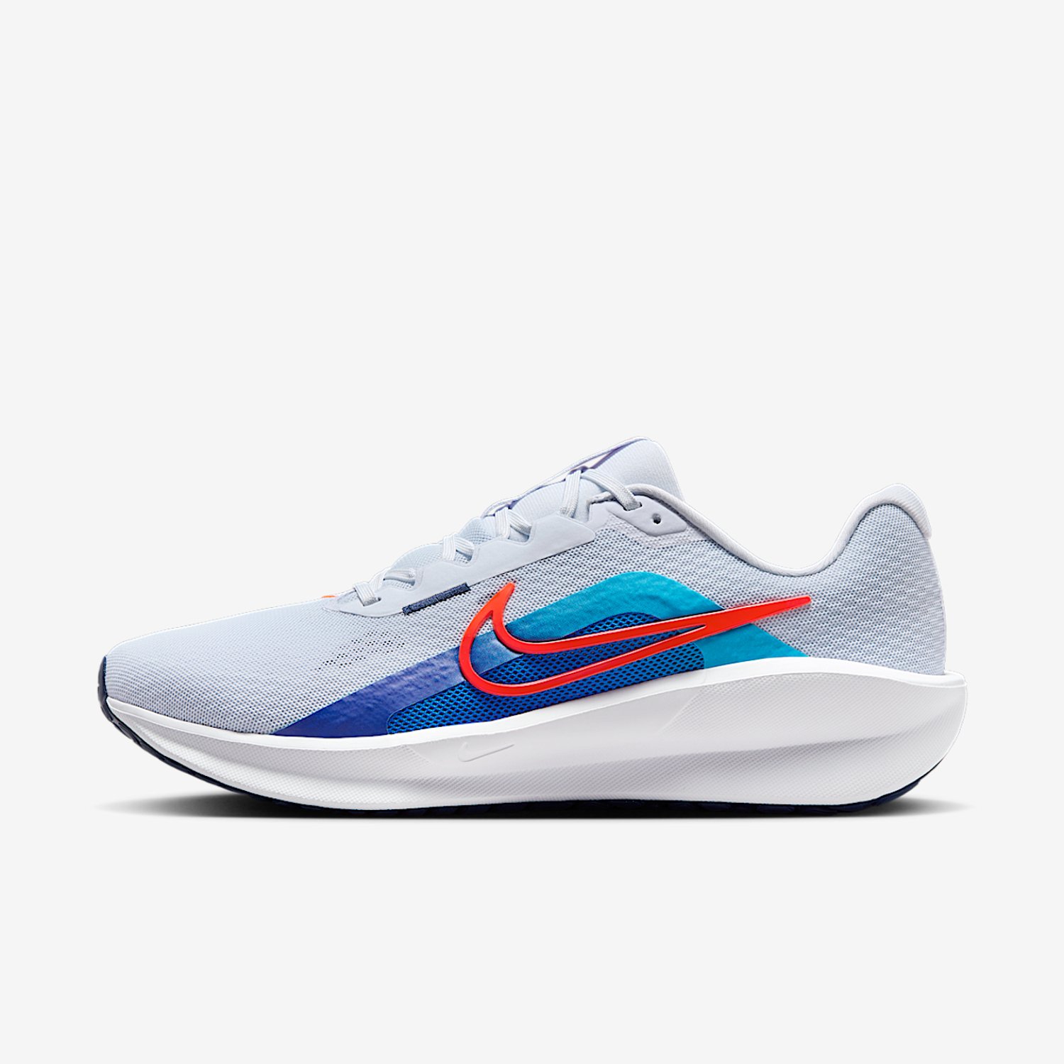 Nike Downshifter 13 Hardloopschoenen – Football /Deep Night/ Lightning/Bright Crimson Downshifter Hardlopen Heren Hardloopschoenen voor Mannen Grijs