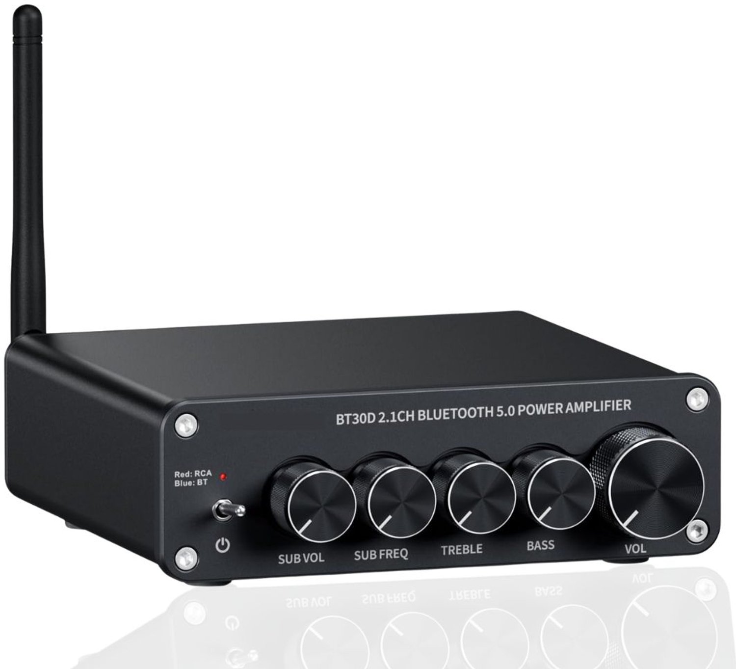 Zolvano® Audio Versterker - Stereo Versterker - Amplifier- Complete Set-Zwart