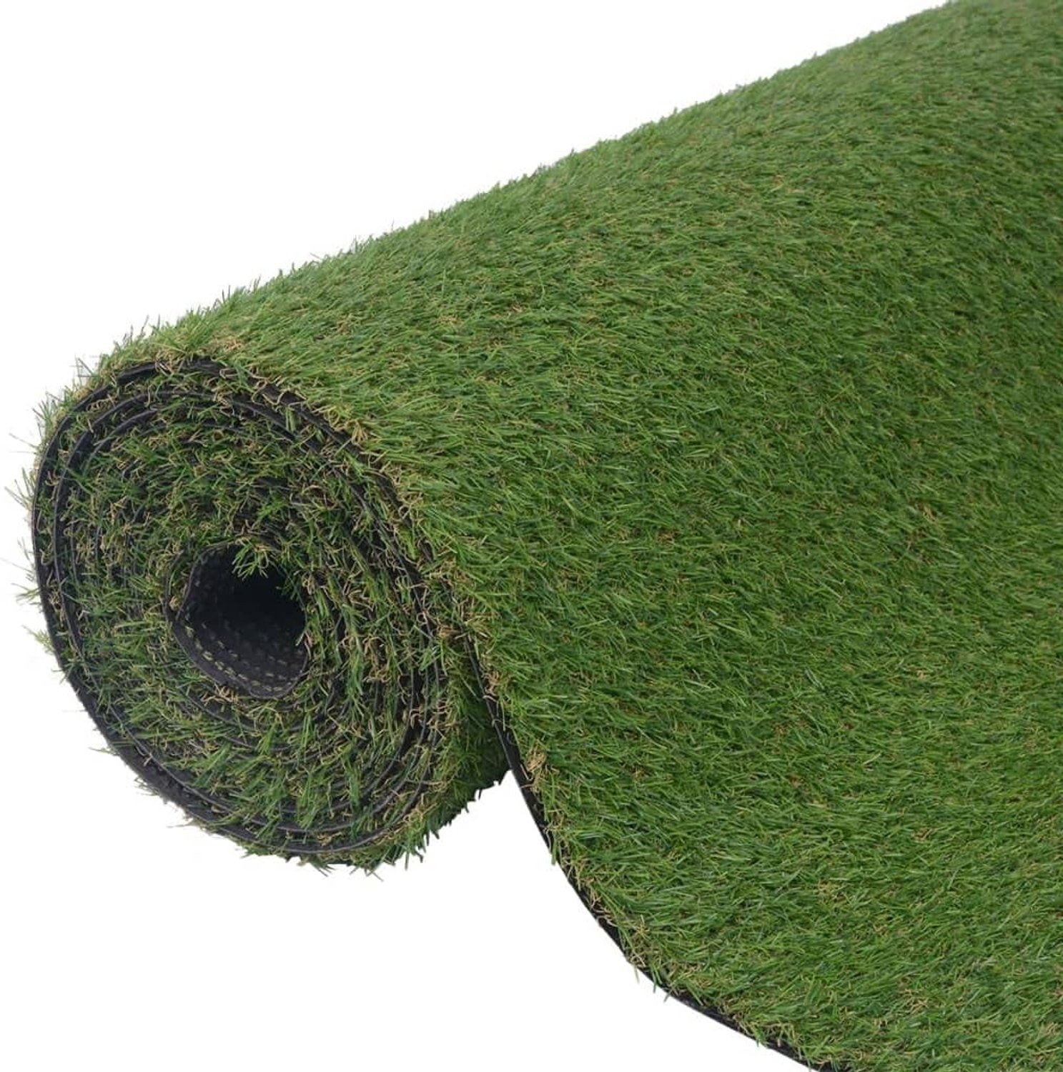 Kunstgras, 1 x 15 m, 20-25 mm, groen