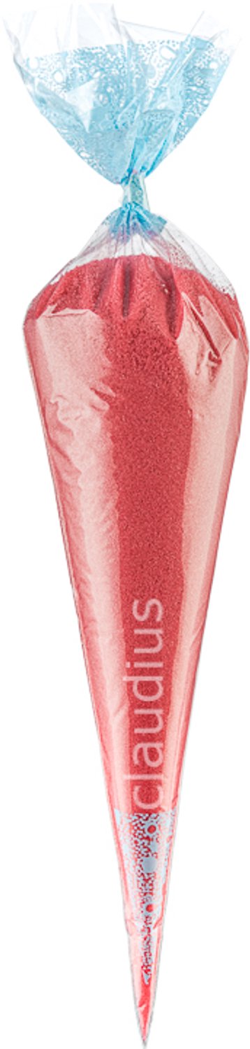 Claudius Scrubzout Fruity Melon - 500 gram in puntzak blauw - set van 6 stuks - Hydraterende Lichaamsscrub - Body Scrub